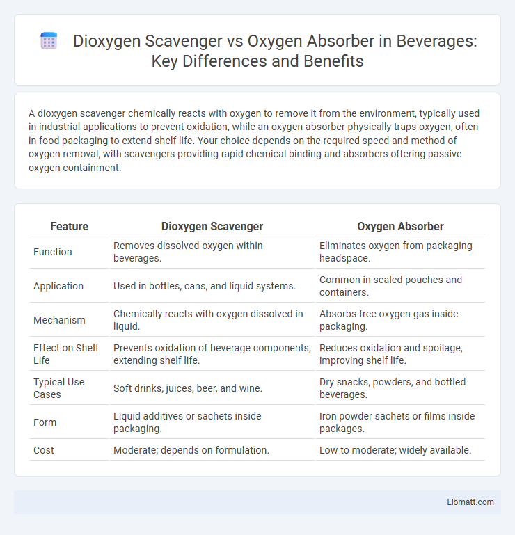 Dioxygen Scavenger vs Oxygen Absorber in Beverages: Key Differences and Benefits