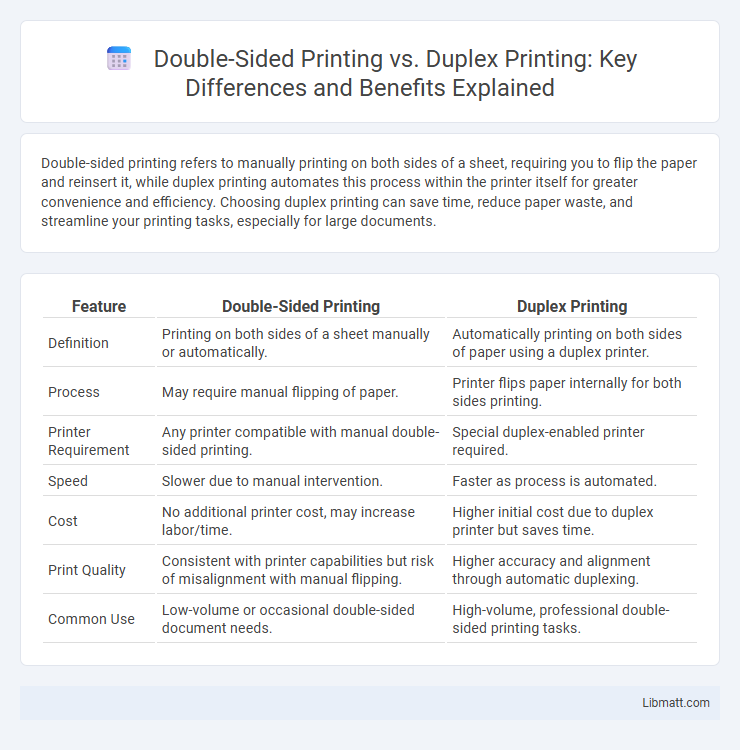 Double-Sided Printing vs. Duplex Printing: Key Differences and Benefits Explained