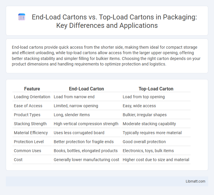 End-Load Cartons vs. Top-Load Cartons in Packaging: Key Differences and Applications