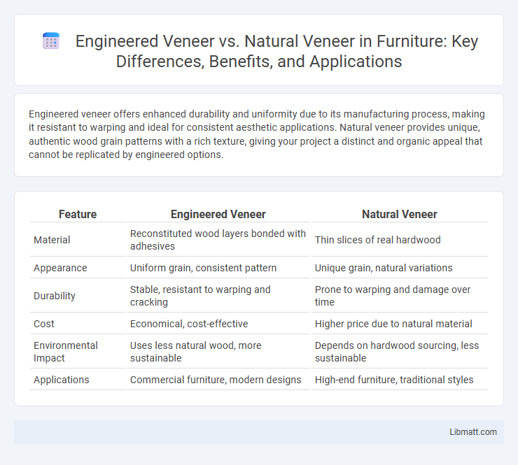 Engineered Veneer vs. Natural Veneer in Furniture: Key Differences, Benefits, and Applications