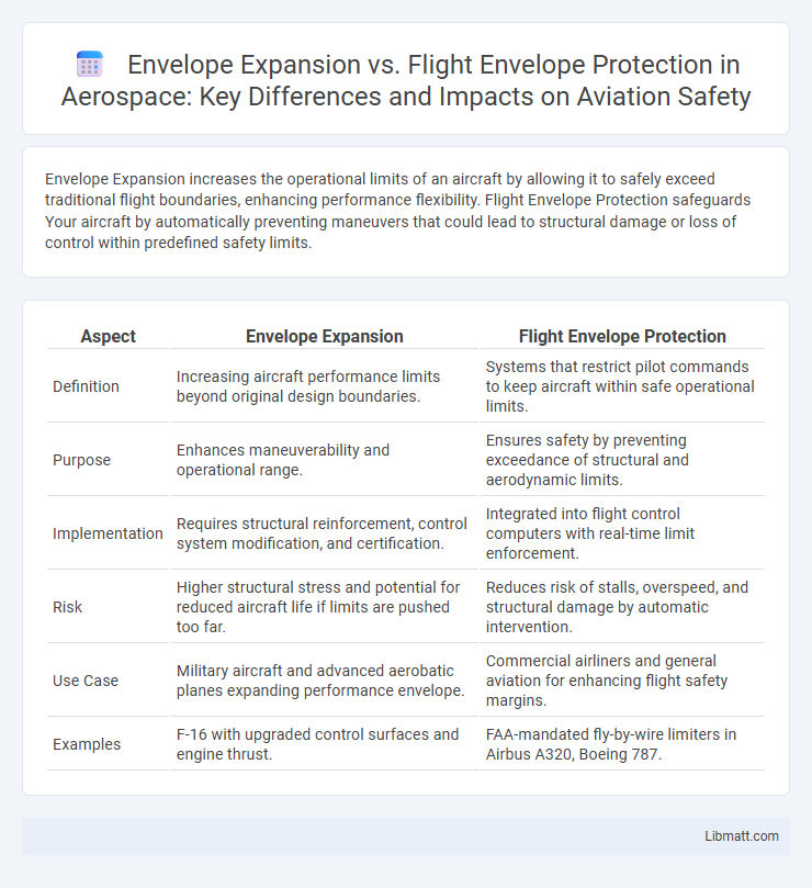 Envelope Expansion vs. Flight Envelope Protection in Aerospace: Key Differences and Impacts on Aviation Safety
