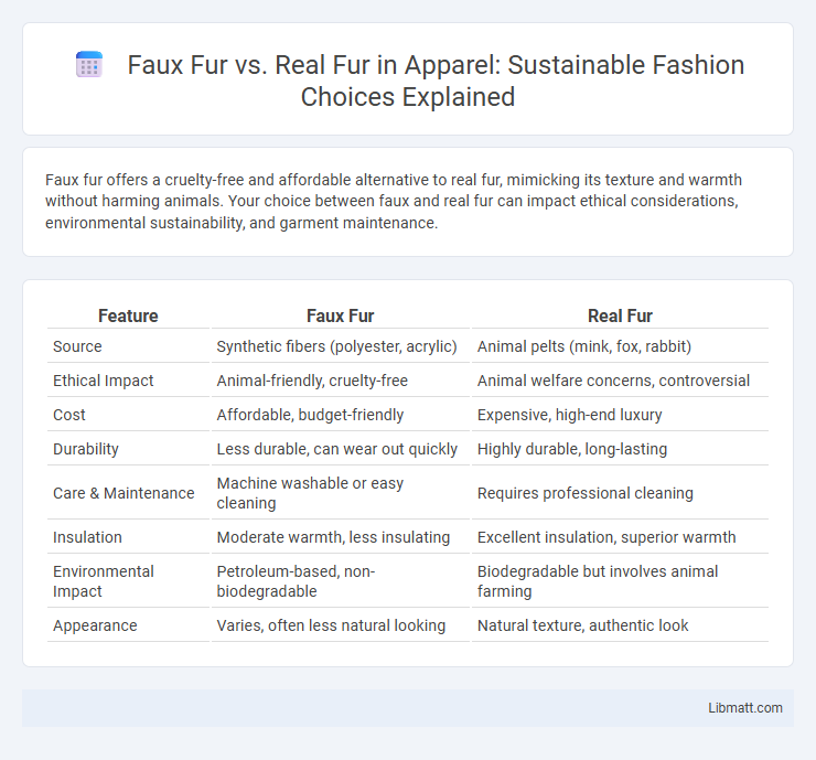 Faux Fur vs. Real Fur in Apparel: Sustainable Fashion Choices Explained