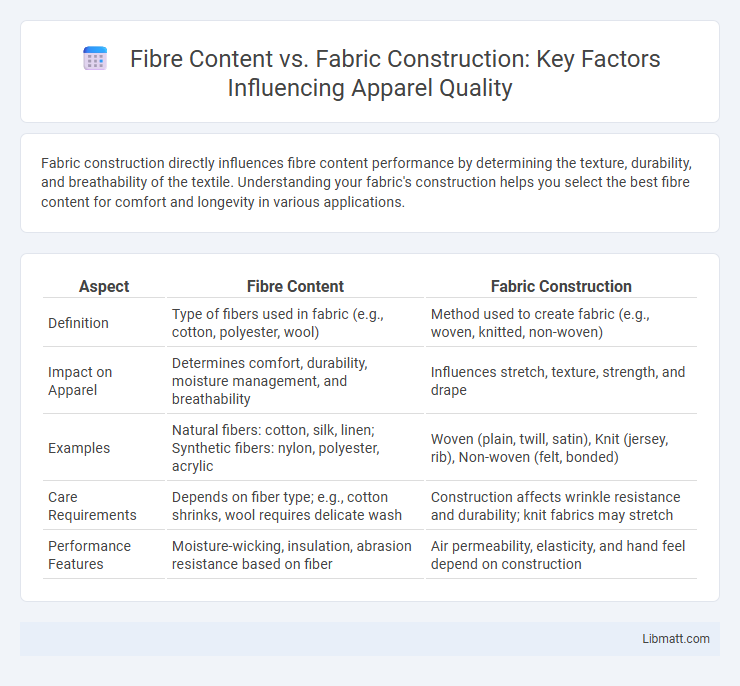 Fibre Content vs. Fabric Construction: Key Factors Influencing Apparel Quality