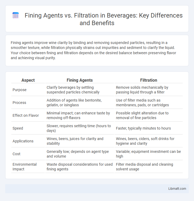 Fining Agents vs. Filtration in Beverages: Key Differences and Benefits