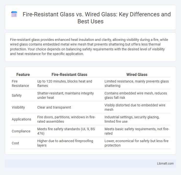 Fire-Resistant Glass vs. Wired Glass: Key Differences and Best Uses
