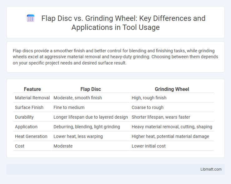 Flap Disc vs. Grinding Wheel: Key Differences and Applications in Tool Usage