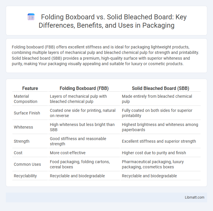 Folding Boxboard vs. Solid Bleached Board: Key Differences, Benefits, and Uses in Packaging
