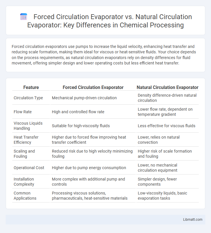 Forced Circulation Evaporator vs. Natural Circulation Evaporator: Key Differences in Chemical Processing