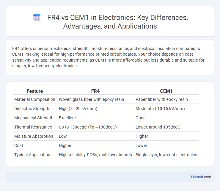 FR4 vs CEM1 in Electronics: Key Differences, Advantages, and Applications