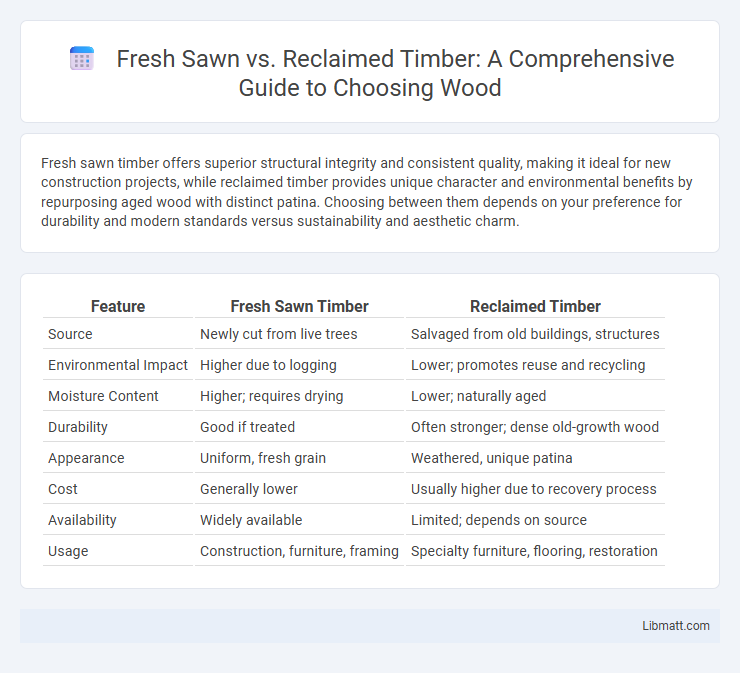 Fresh Sawn vs. Reclaimed Timber: A Comprehensive Guide to Choosing Wood