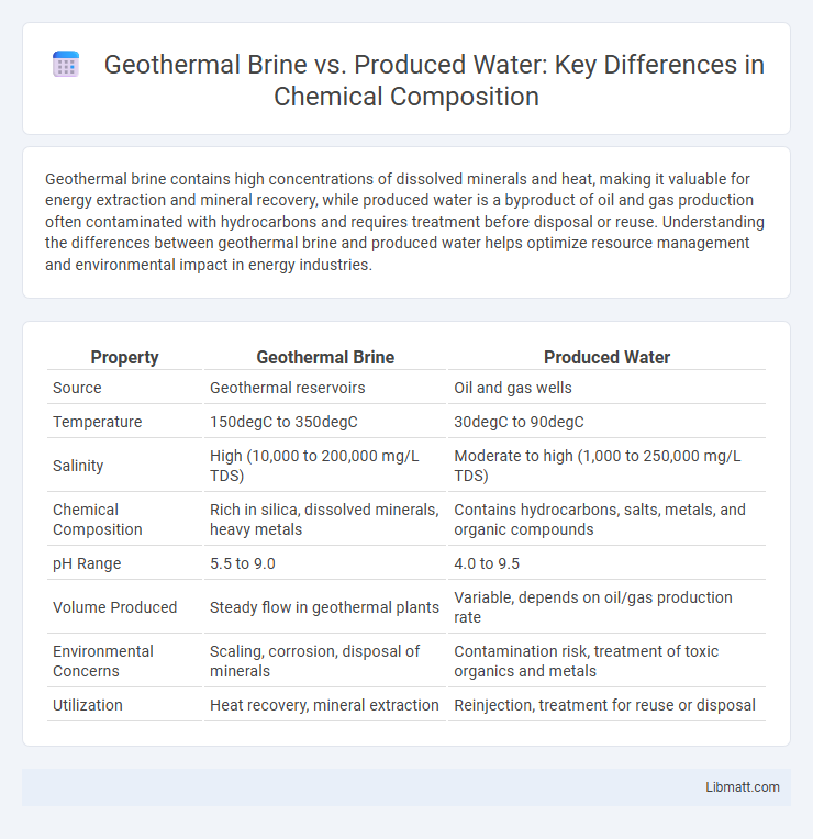 Geothermal Brine vs. Produced Water: Key Differences in Chemical Composition