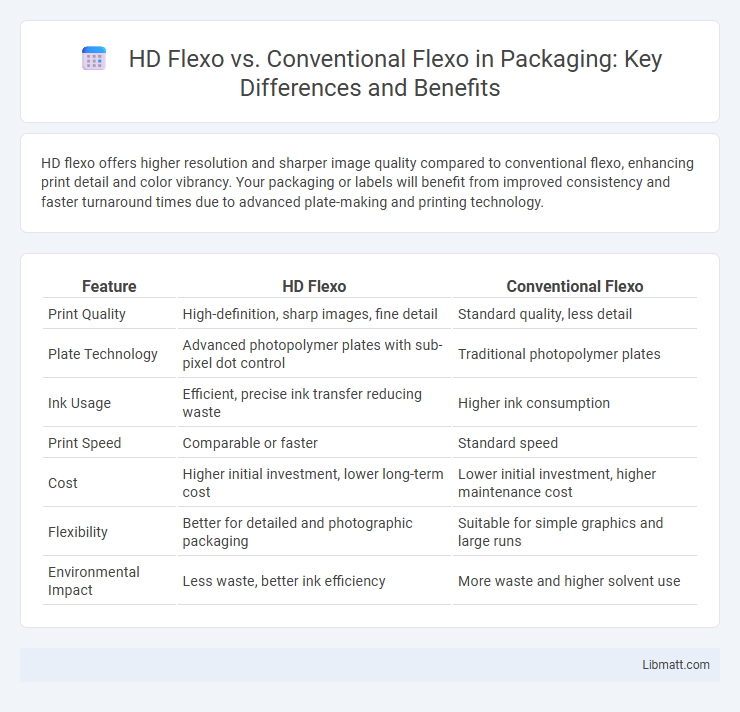 HD Flexo vs. Conventional Flexo in Packaging: Key Differences and Benefits