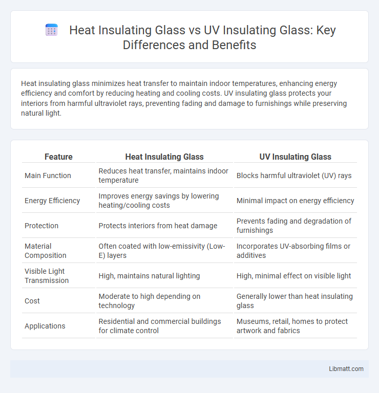 Heat Insulating Glass vs UV Insulating Glass: Key Differences and Benefits