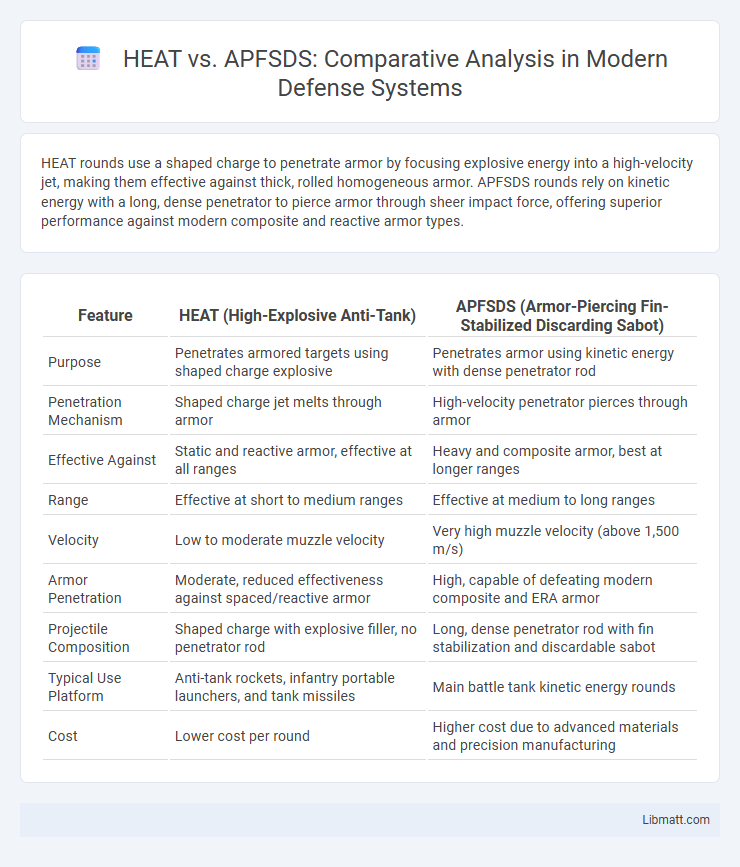 HEAT vs. APFSDS: Comparative Analysis in Modern Defense Systems