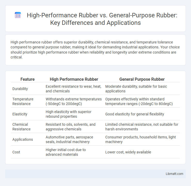 High-Performance Rubber vs. General-Purpose Rubber: Key Differences and Applications