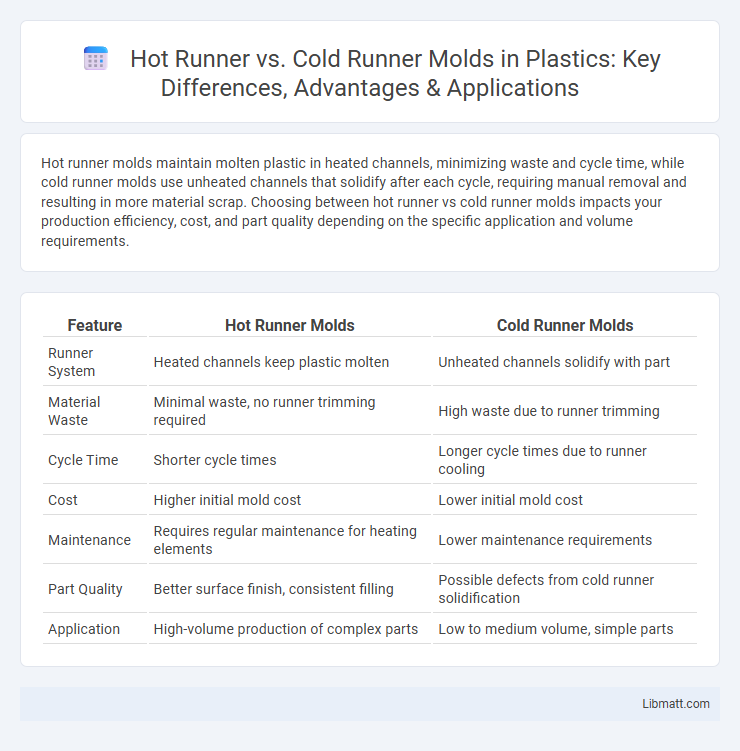 Hot Runner vs. Cold Runner Molds in Plastics: Key Differences, Advantages & Applications