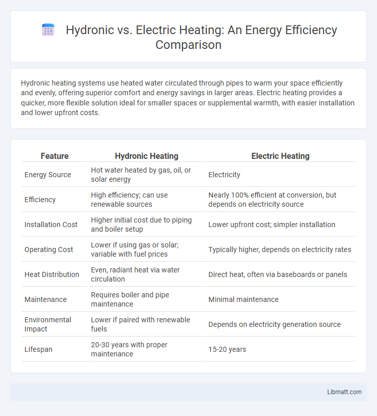 Hydronic vs. Electric Heating: An Energy Efficiency Comparison