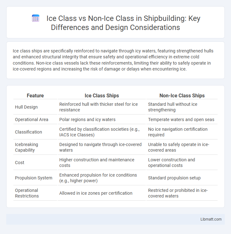 Ice Class vs Non-Ice Class in Shipbuilding: Key Differences and Design Considerations