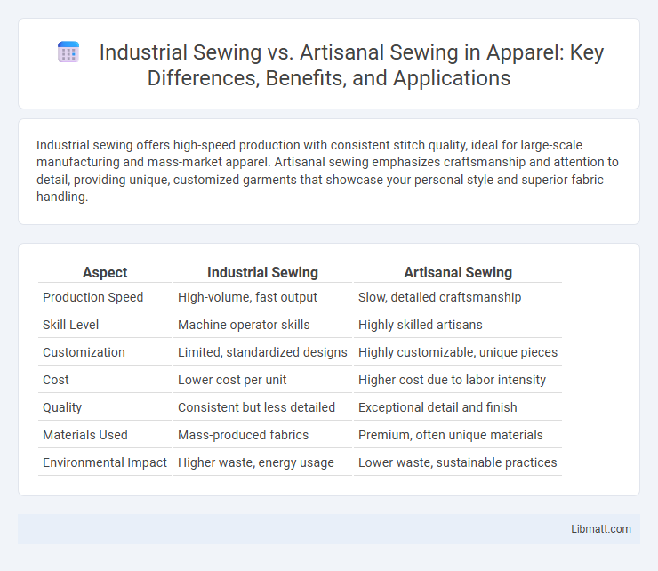 Industrial Sewing vs. Artisanal Sewing in Apparel: Key Differences, Benefits, and Applications