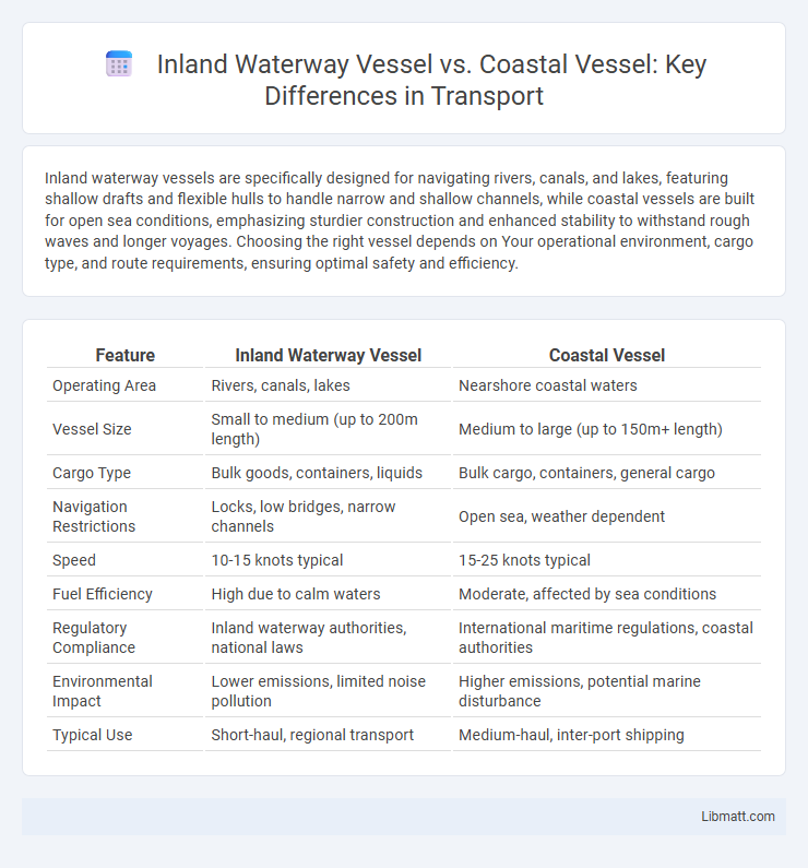 Inland Waterway Vessel vs. Coastal Vessel: Key Differences in Transport