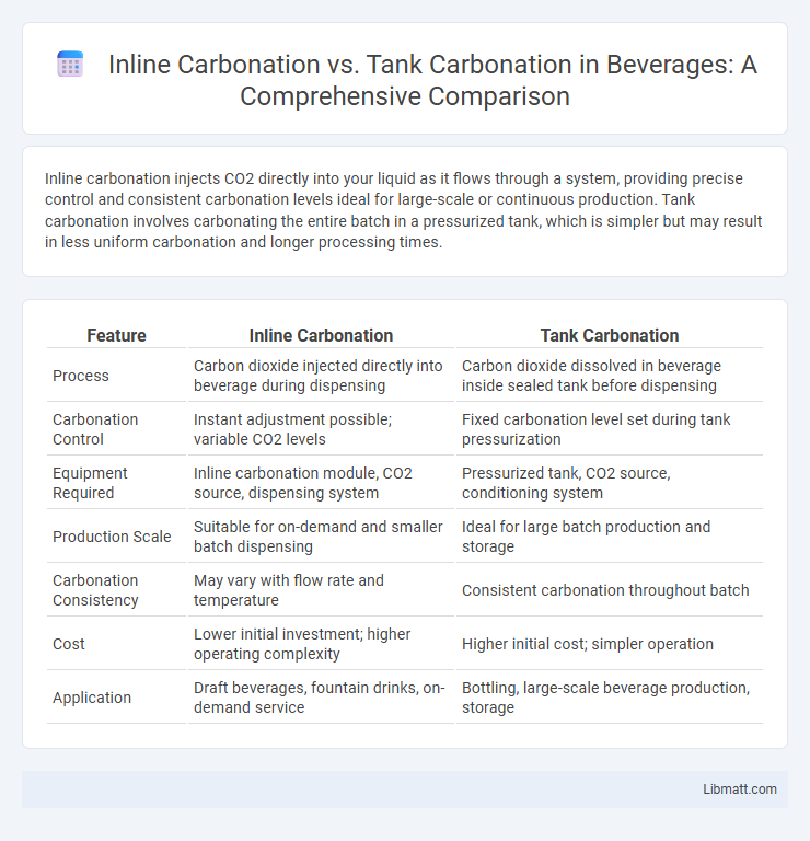 Inline Carbonation vs. Tank Carbonation in Beverages: A Comprehensive Comparison