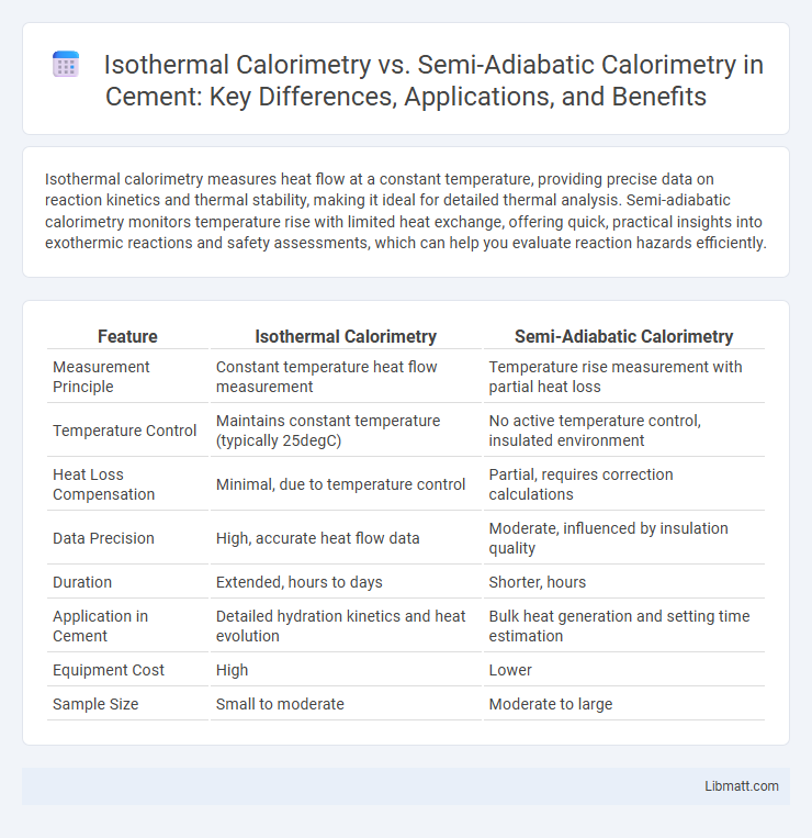 Isothermal Calorimetry vs. Semi-Adiabatic Calorimetry in Cement: Key Differences, Applications, and Benefits
