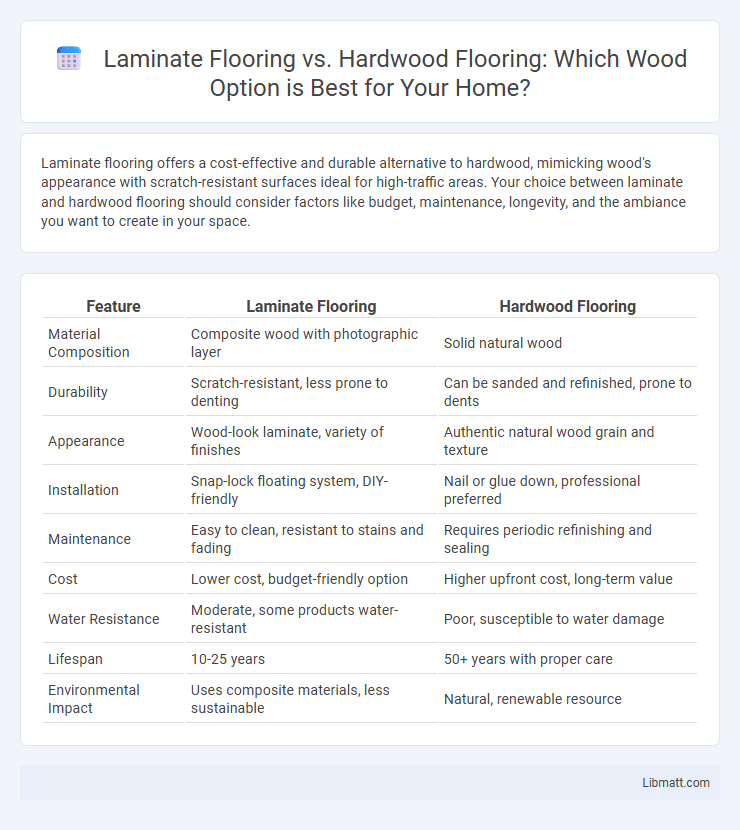 Laminate Flooring vs. Hardwood Flooring: Which Wood Option is Best for Your Home?