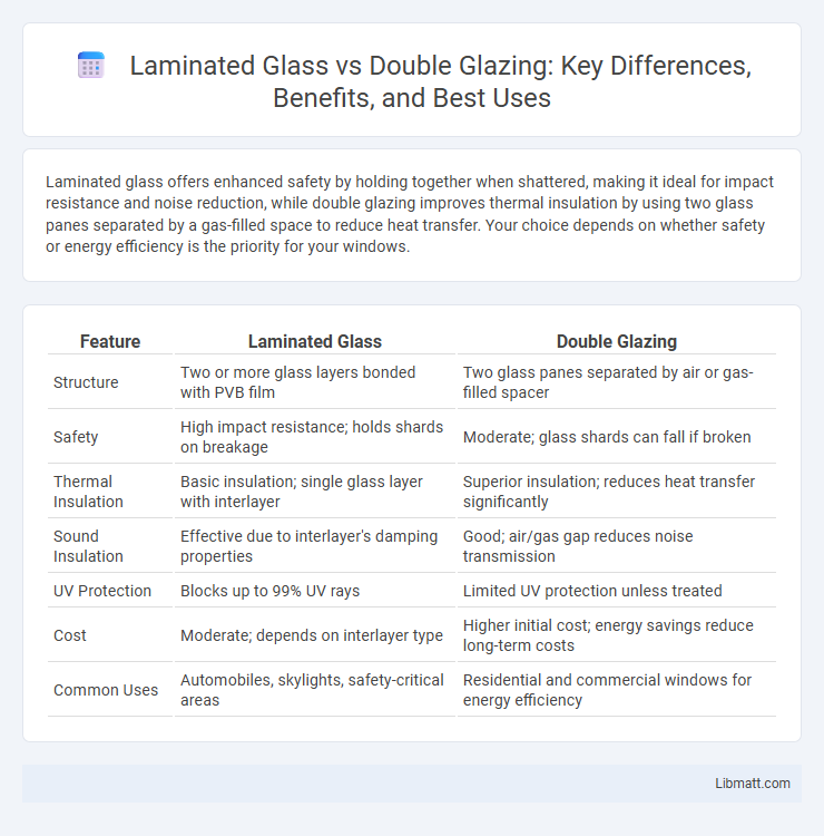 Laminated Glass vs Double Glazing: Key Differences, Benefits, and Best Uses