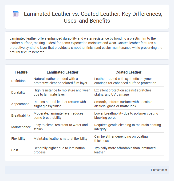 Laminated Leather vs. Coated Leather: Key Differences, Uses, and Benefits