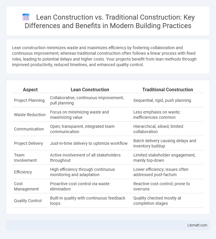 Lean Construction vs. Traditional Construction: Key Differences and Benefits in Modern Building Practices