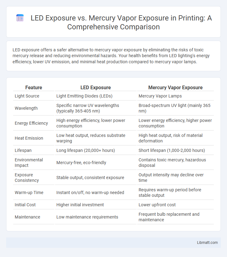LED Exposure vs. Mercury Vapor Exposure in Printing: A Comprehensive Comparison