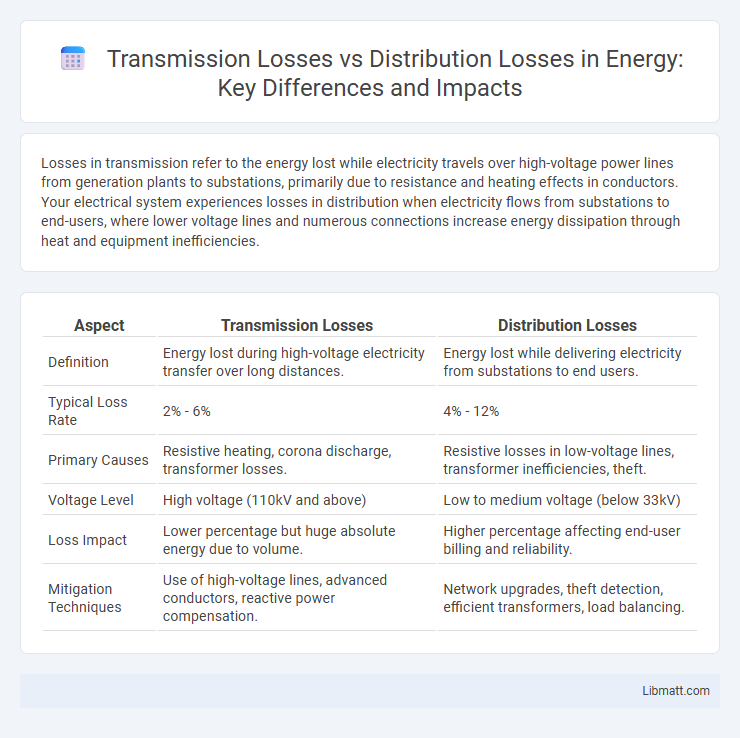 Transmission Losses vs Distribution Losses in Energy: Key Differences and Impacts