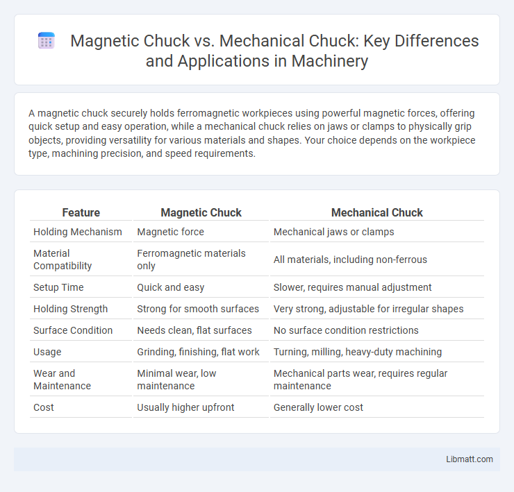 Magnetic Chuck vs. Mechanical Chuck: Key Differences and Applications in Machinery
