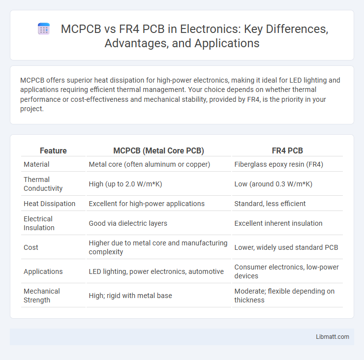 MCPCB vs FR4 PCB in Electronics: Key Differences, Advantages, and Applications
