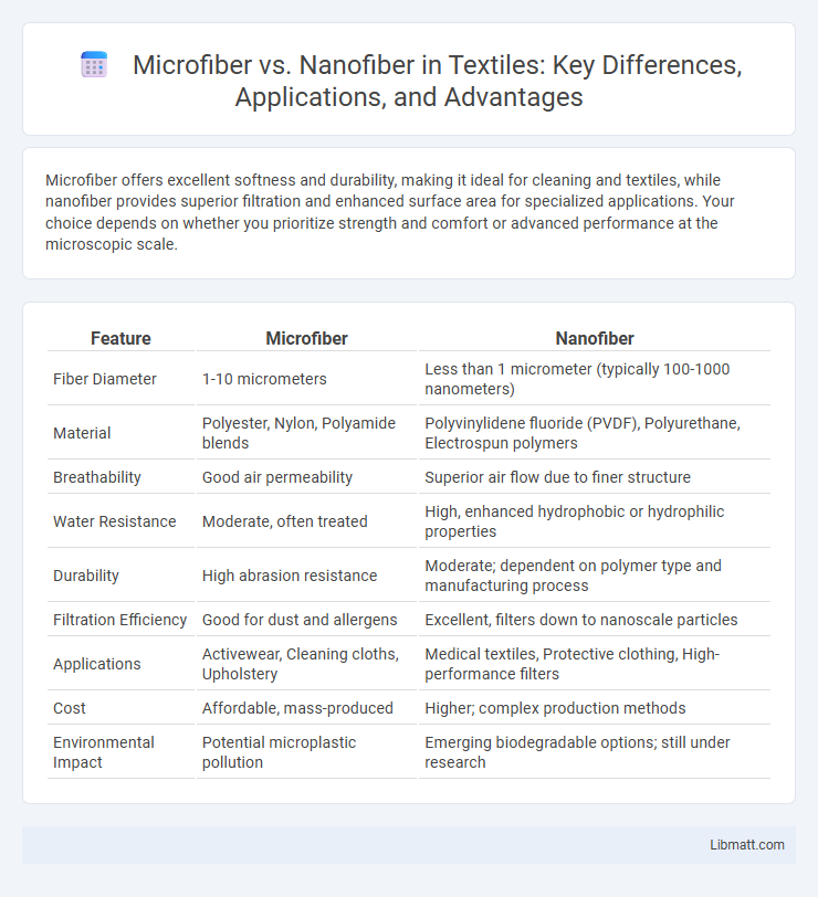 Microfiber vs. Nanofiber in Textiles: Key Differences, Applications, and Advantages