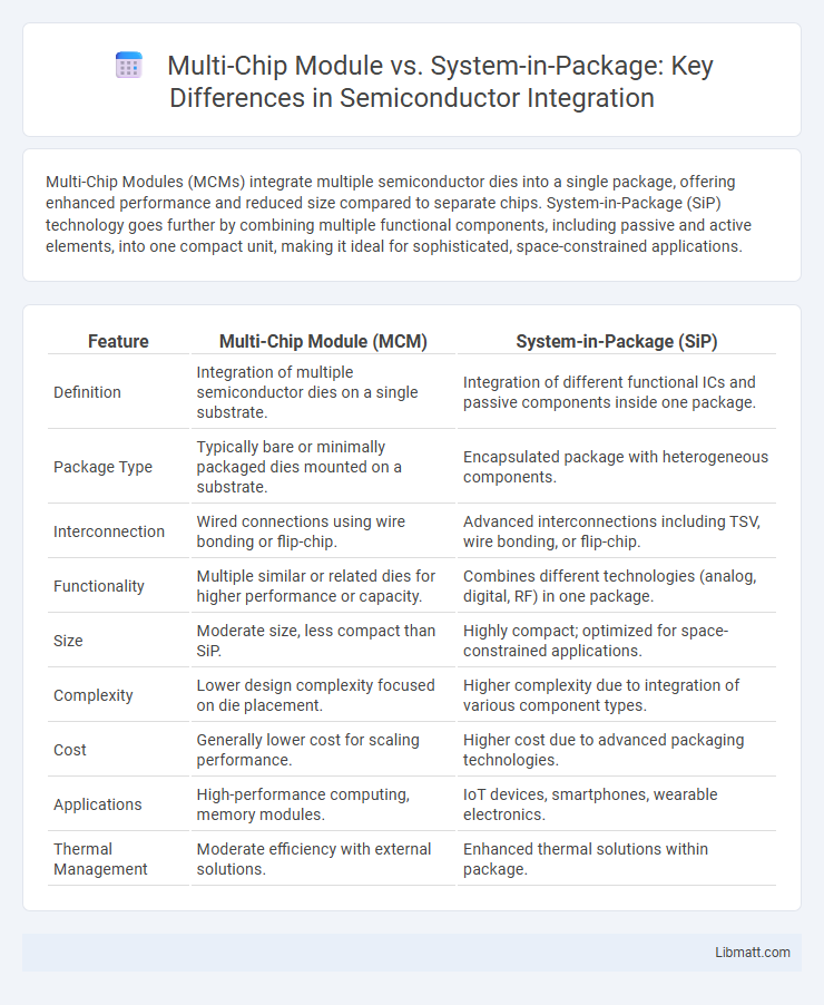 Multi-Chip Module vs. System-in-Package: Key Differences in Semiconductor Integration