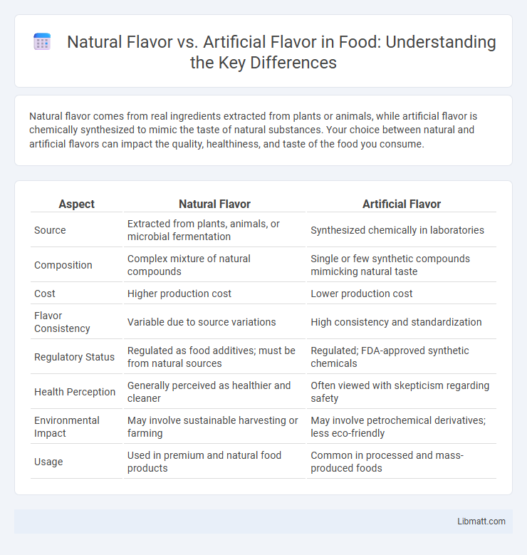 Natural Flavor vs. Artificial Flavor in Food: Understanding the Key Differences
