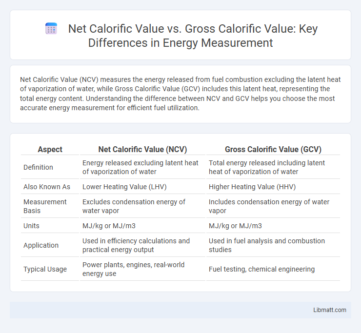 Net Calorific Value vs. Gross Calorific Value: Key Differences in Energy Measurement