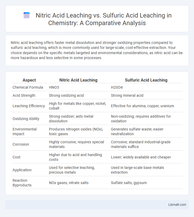 Nitric Acid Leaching vs. Sulfuric Acid Leaching in Chemistry: A Comparative Analysis