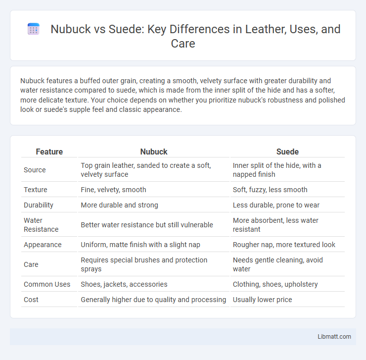 Nubuck vs Suede: Key Differences in Leather, Uses, and Care