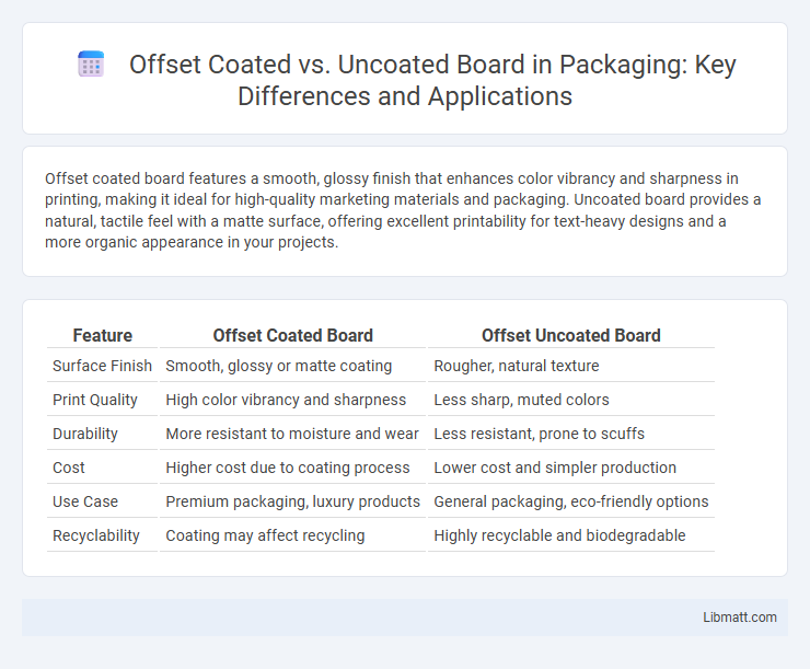 Offset Coated vs. Uncoated Board in Packaging: Key Differences and Applications