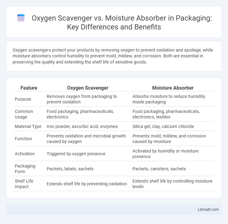 Oxygen Scavenger vs. Moisture Absorber in Packaging: Key Differences and Benefits