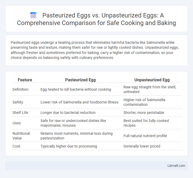 Pasteurized Eggs vs. Unpasteurized Eggs: A Comprehensive Comparison for Safe Cooking and Baking