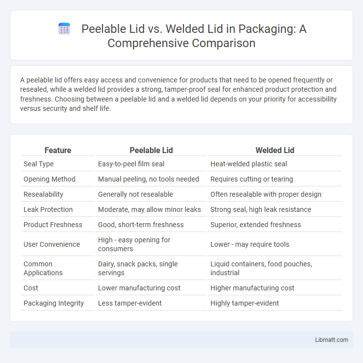 Peelable Lid vs. Welded Lid in Packaging: A Comprehensive Comparison