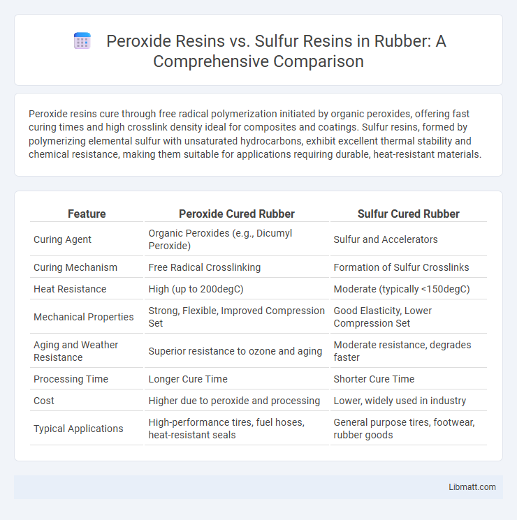 Peroxide Resins vs. Sulfur Resins in Rubber: A Comprehensive Comparison