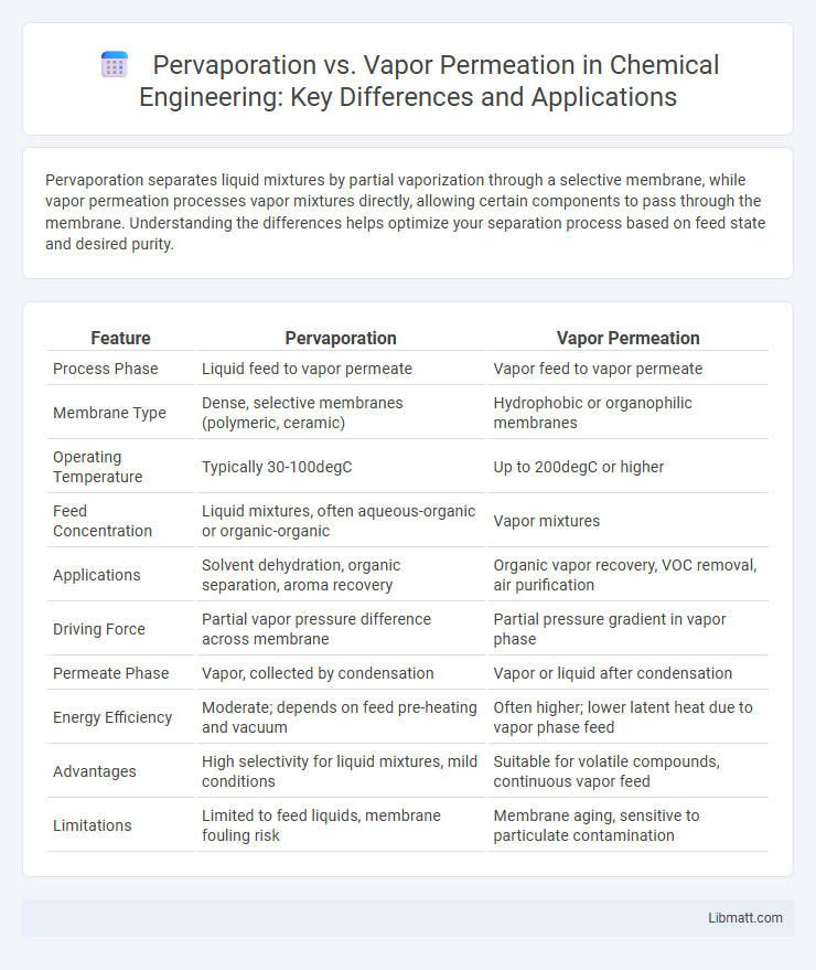Pervaporation vs. Vapor Permeation in Chemical Engineering: Key Differences and Applications