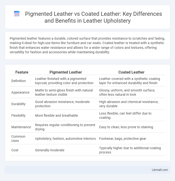 Pigmented Leather vs Coated Leather: Key Differences and Benefits in Leather Upholstery