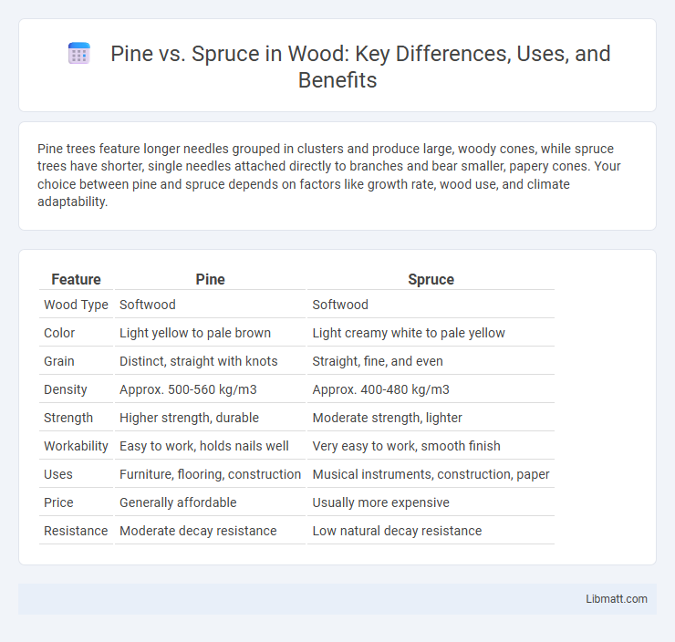 Pine vs. Spruce in Wood: Key Differences, Uses, and Benefits