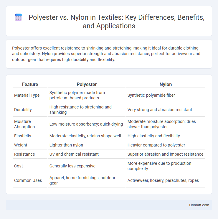 Polyester vs. Nylon in Textiles: Key Differences, Benefits, and Applications