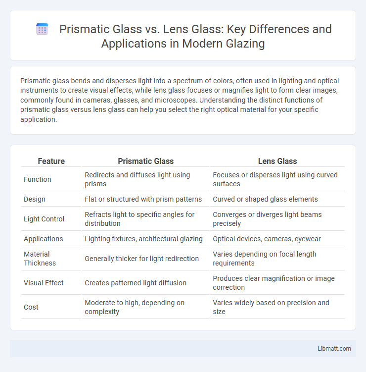 Prismatic Glass vs. Lens Glass: Key Differences and Applications in Modern Glazing